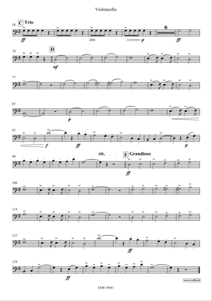 10 Greatest Famous Marches Piano Accompaniment scores gallery preview page 4