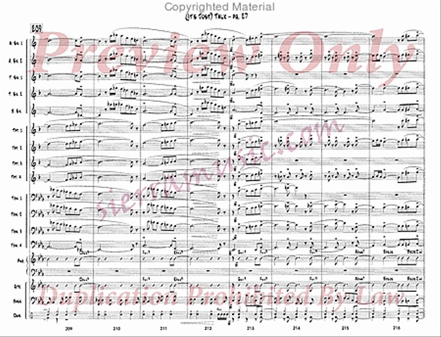 It's Just Talk Big Band scores gallery preview page 28