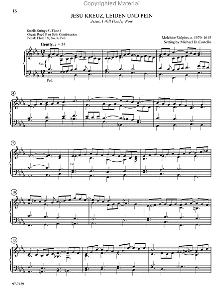 Hymn Prelude Library: Lutheran Service Book, Vol. 6 (JKL) Organ scores gallery preview page 3