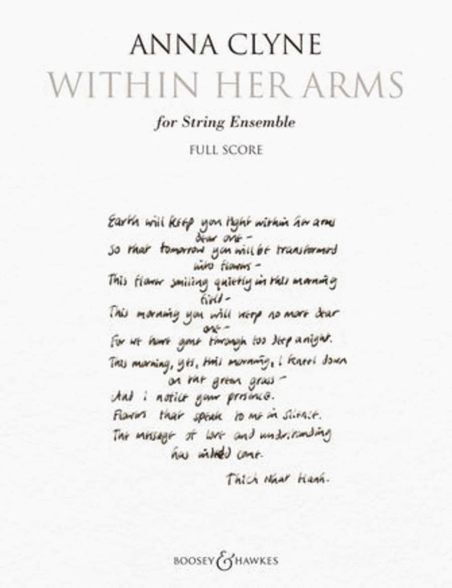 Within Her Arms Score scores gallery preview page 1