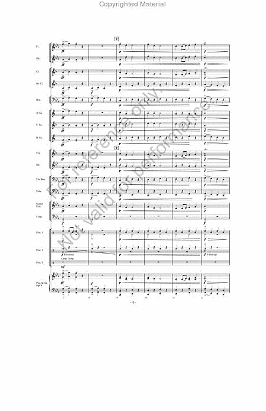 Creature Feature Concert Band scores gallery preview page 3