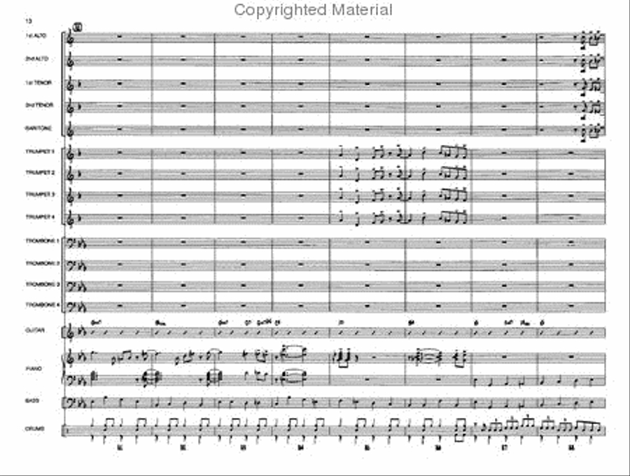 Swing, Swang, Swung Jazz Ensemble scores gallery preview page 12