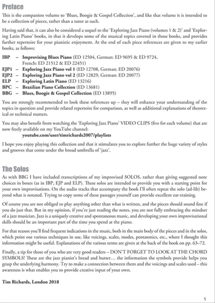 Jazz, Latin and Modern Collection Piano Solo scores gallery preview page 7
