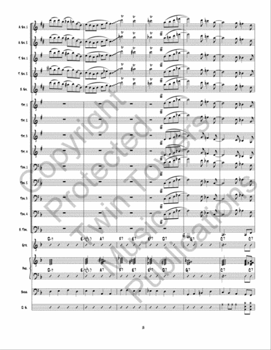 Sink Or Swim Sink Or Swim Jazz Ensemble scores gallery preview page 14