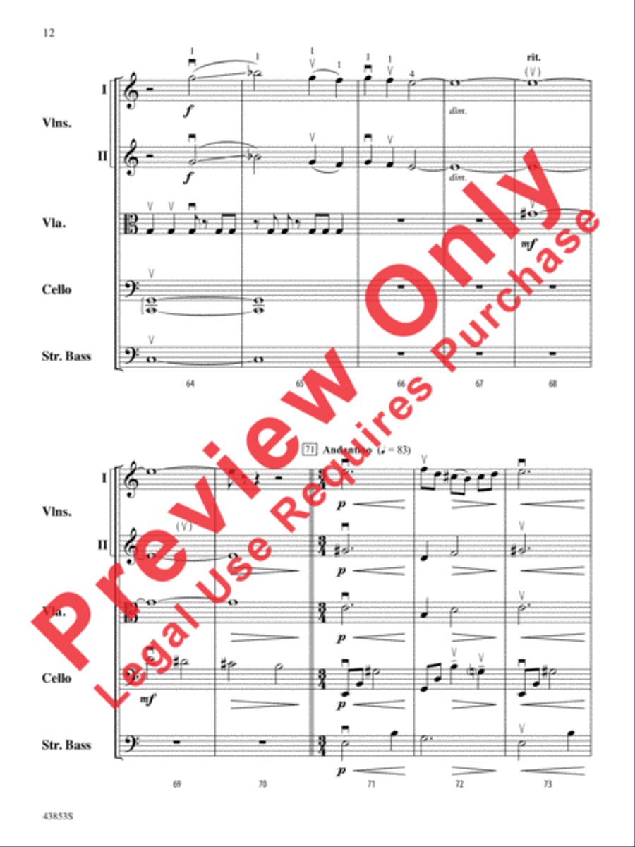 Miraj String Orchestra scores gallery preview page 13