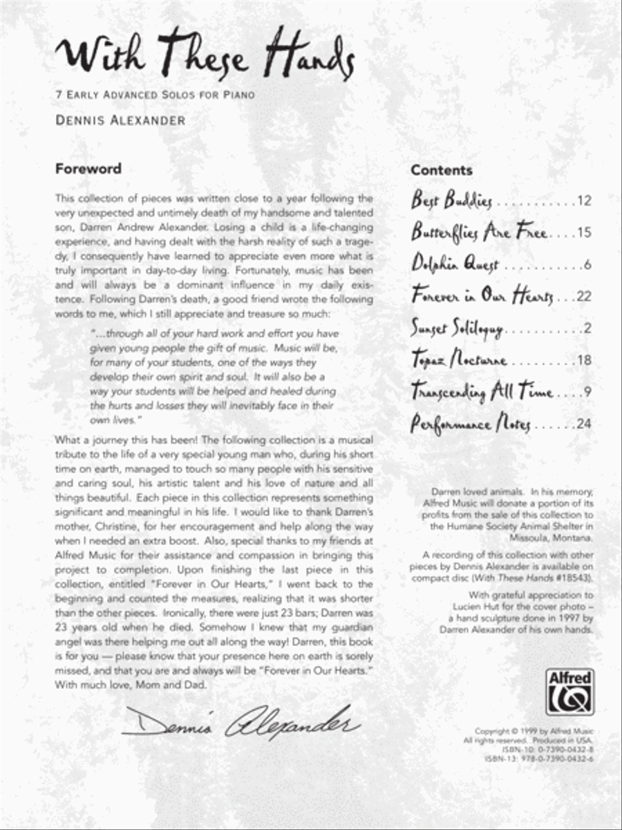 With These Hands Piano Solo scores gallery preview page 2