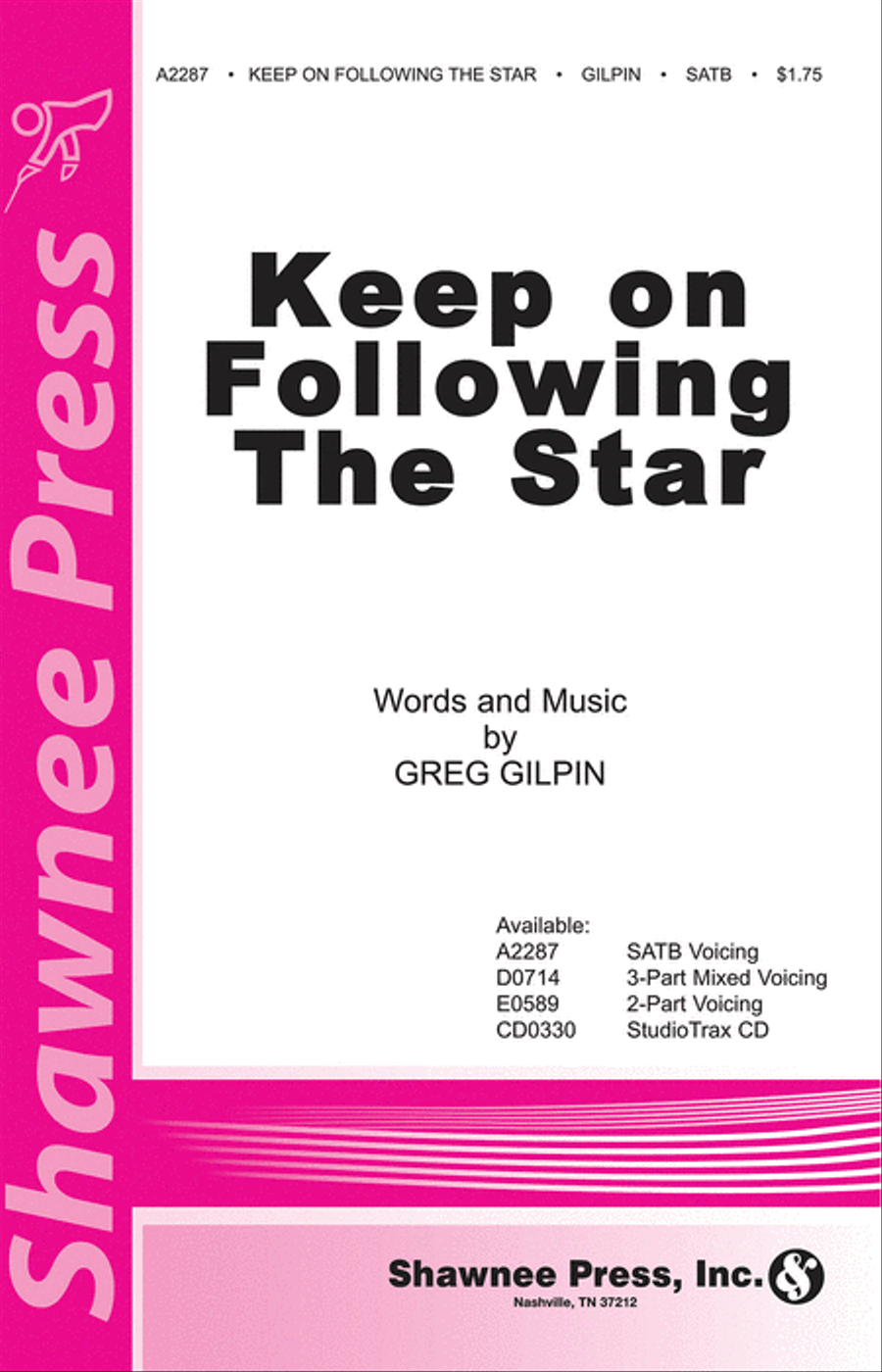 Keep on Following the Star 4-Part scores gallery preview page 1