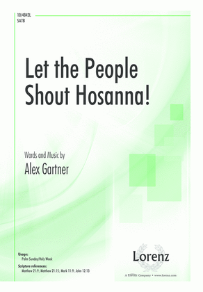 Book cover for Let the People Shout Hosanna!