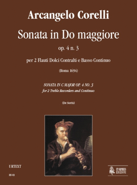 Sonata in C Major Op. 4 No. 3 for 2 Treble Recorders and Continuo image number null