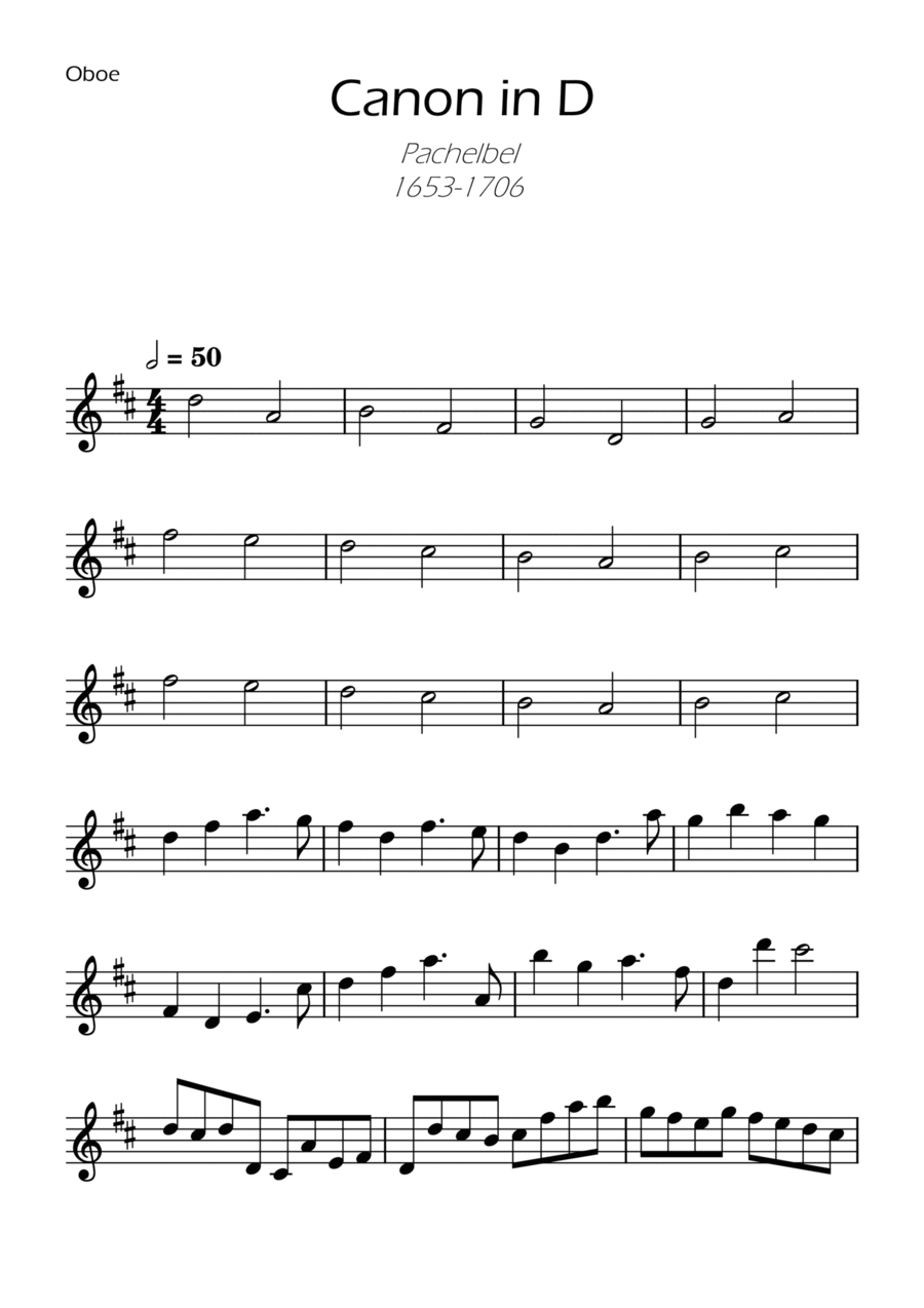 Beginner oboe music outlet