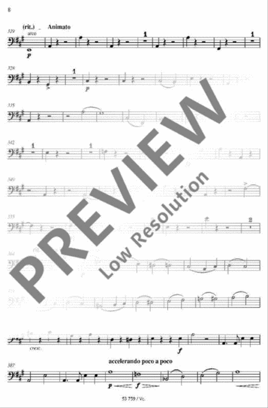 Concerto A minor Oboe scores gallery preview page 7