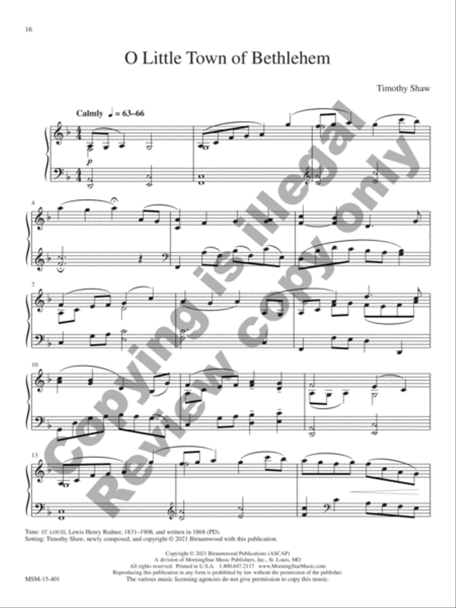 Nativity Scenes Piano Solo scores gallery preview page 9