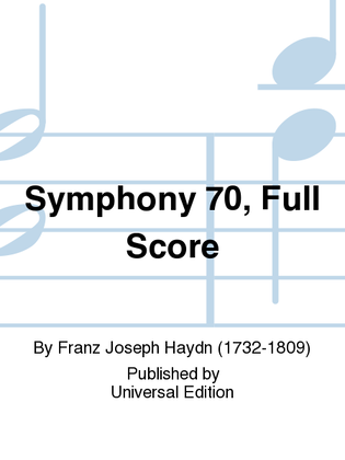 Symphony 70, Full Score