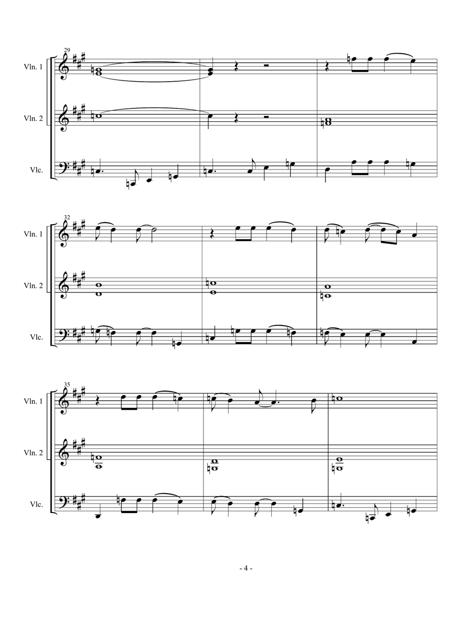 Oh, Pretty Woman String Trio scores gallery preview page 4