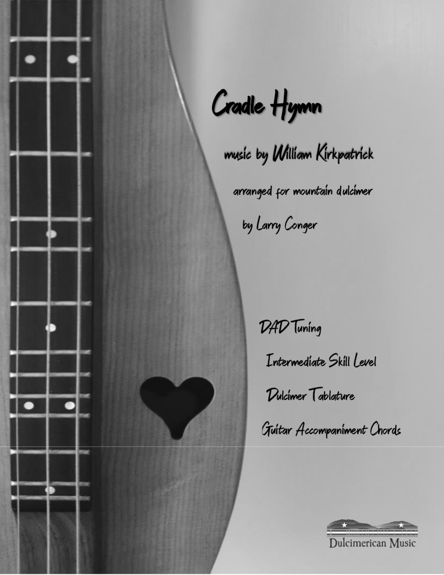 Cradle Hymn Dulcimer scores gallery preview page 1