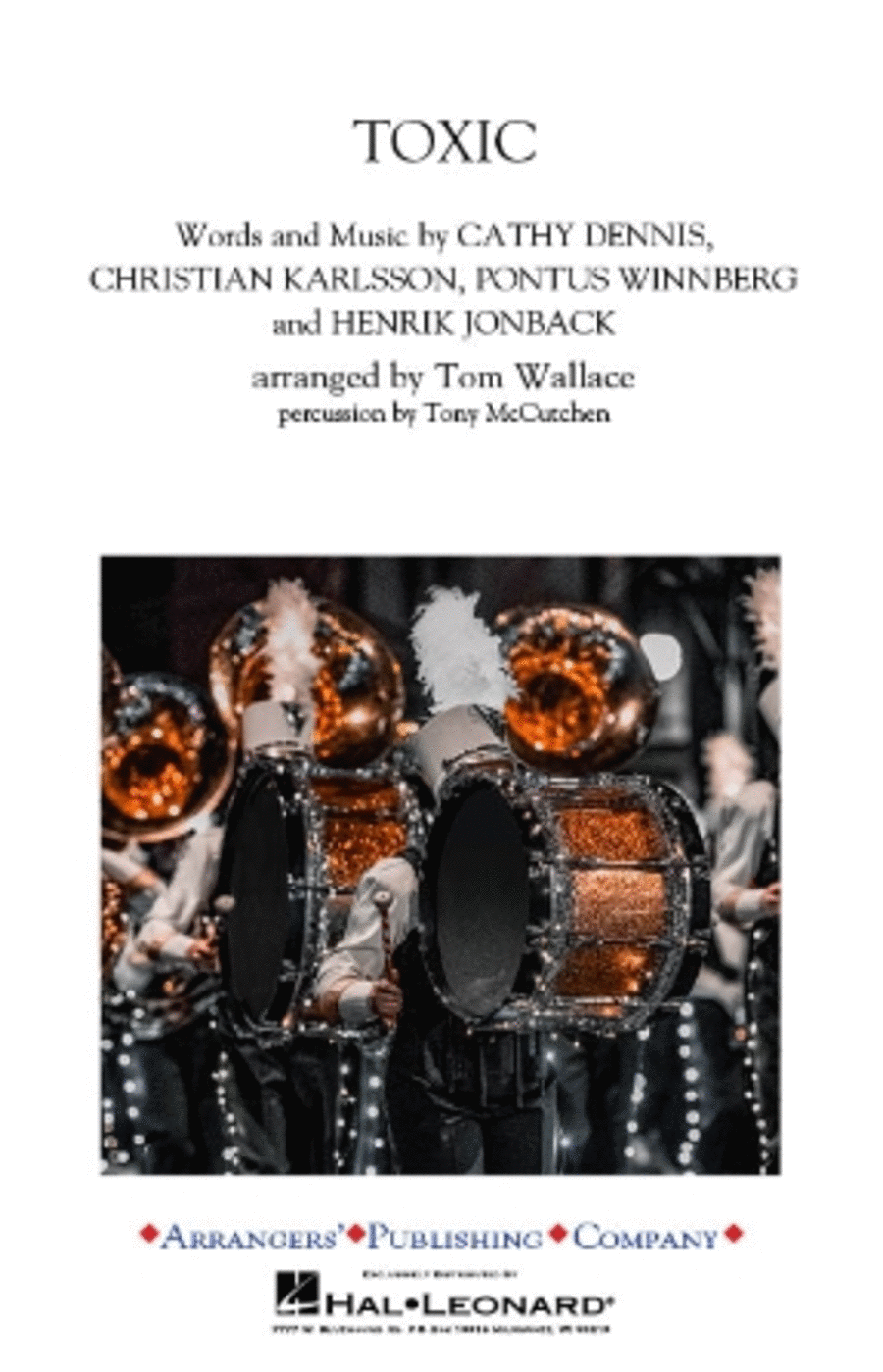 Toxic by Britney Spears Marching Band - Sheet Music