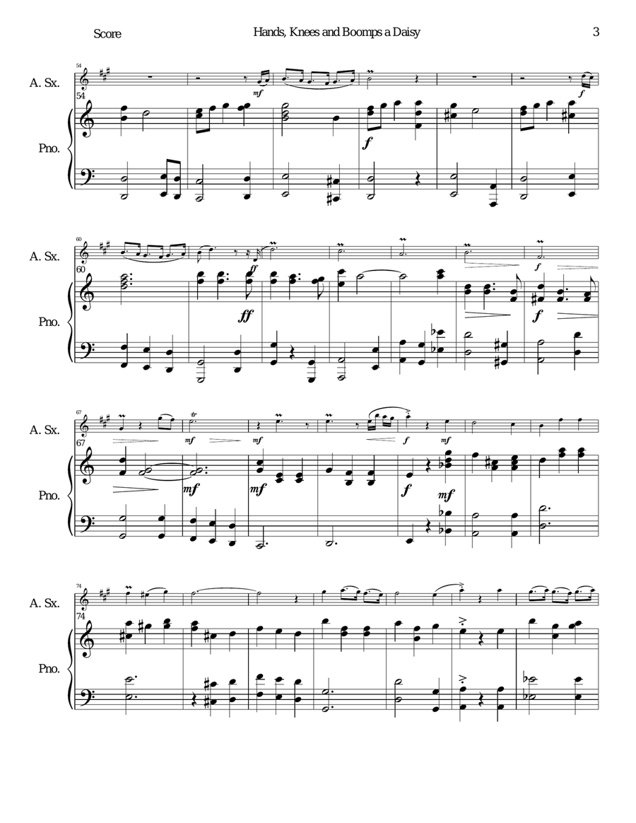 Boomps A Daisy Alto Saxophone scores gallery preview page 3