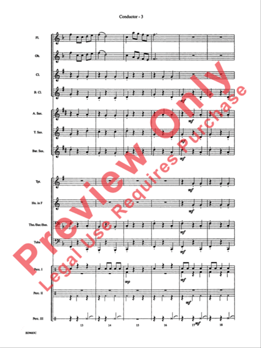 Christmas in Mexico Christmas in Mexico Concert Band scores gallery preview page 5