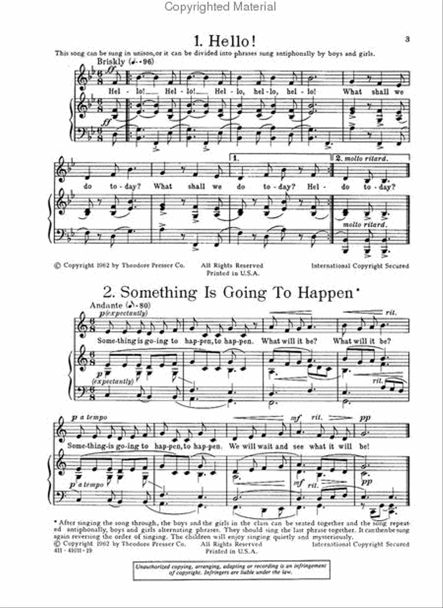 The First Book Of Children's Play-Songs Chamber Music scores gallery preview page 2