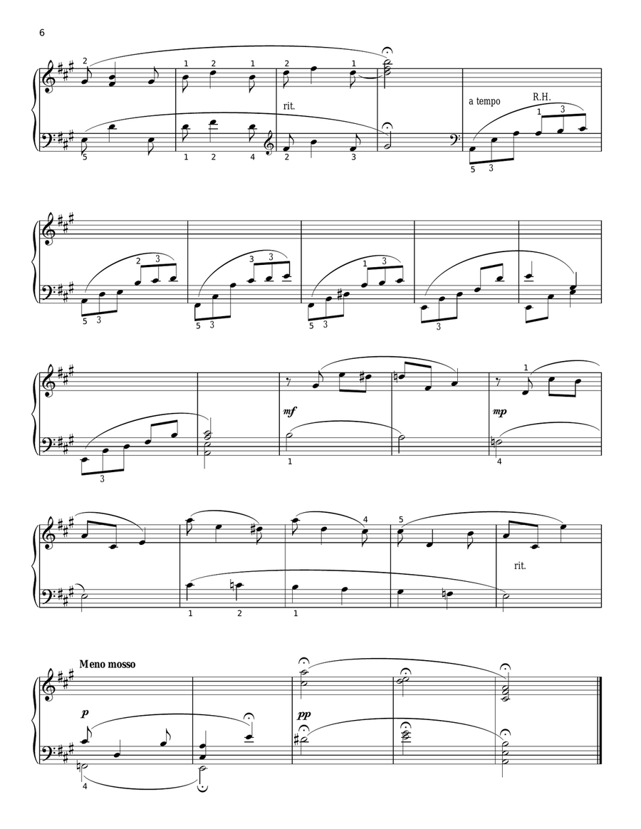 To A Wild Rose Piano Solo scores gallery preview page 6