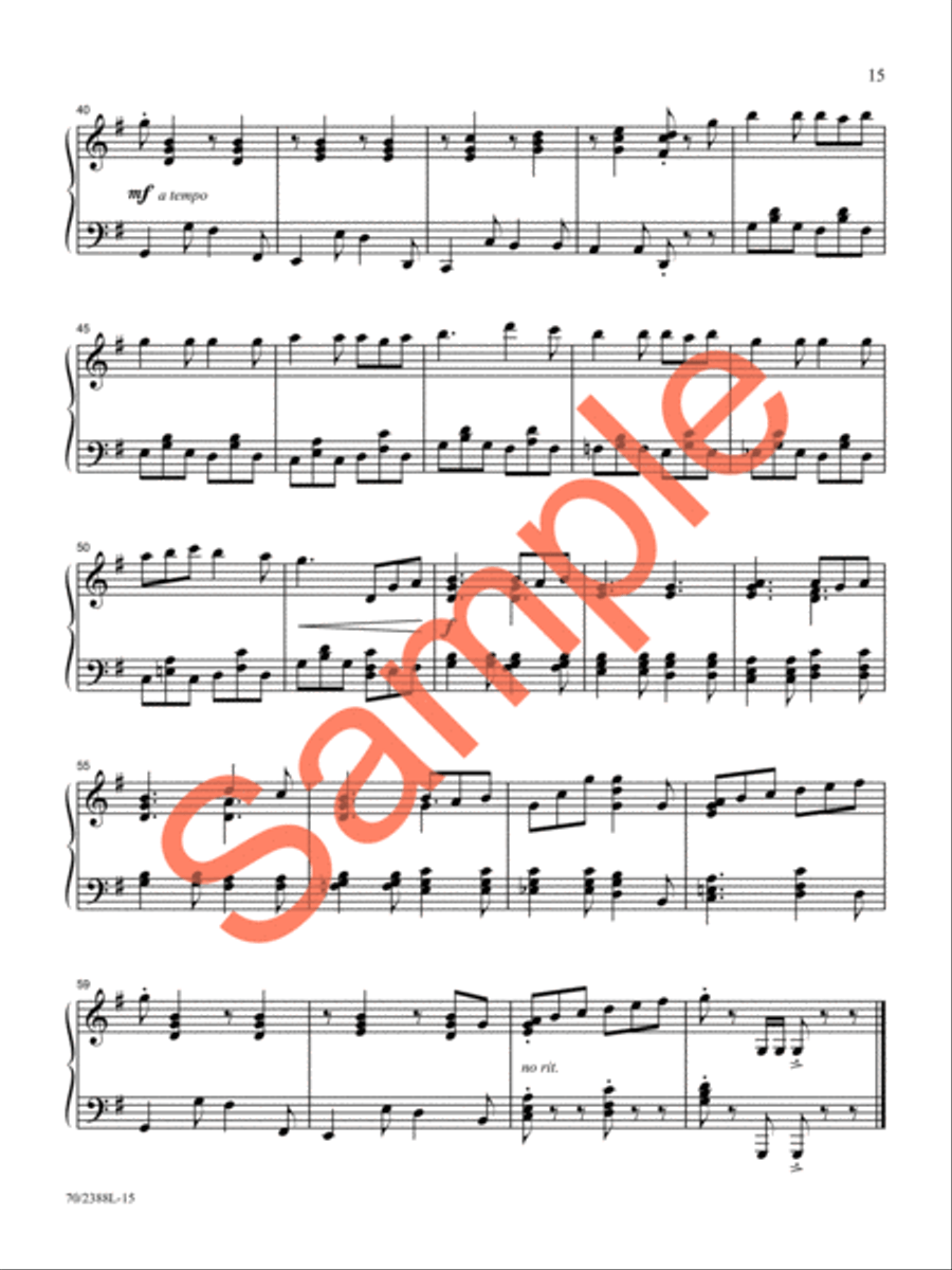 O God, Beyond All Praising Piano Solo scores gallery preview page 13