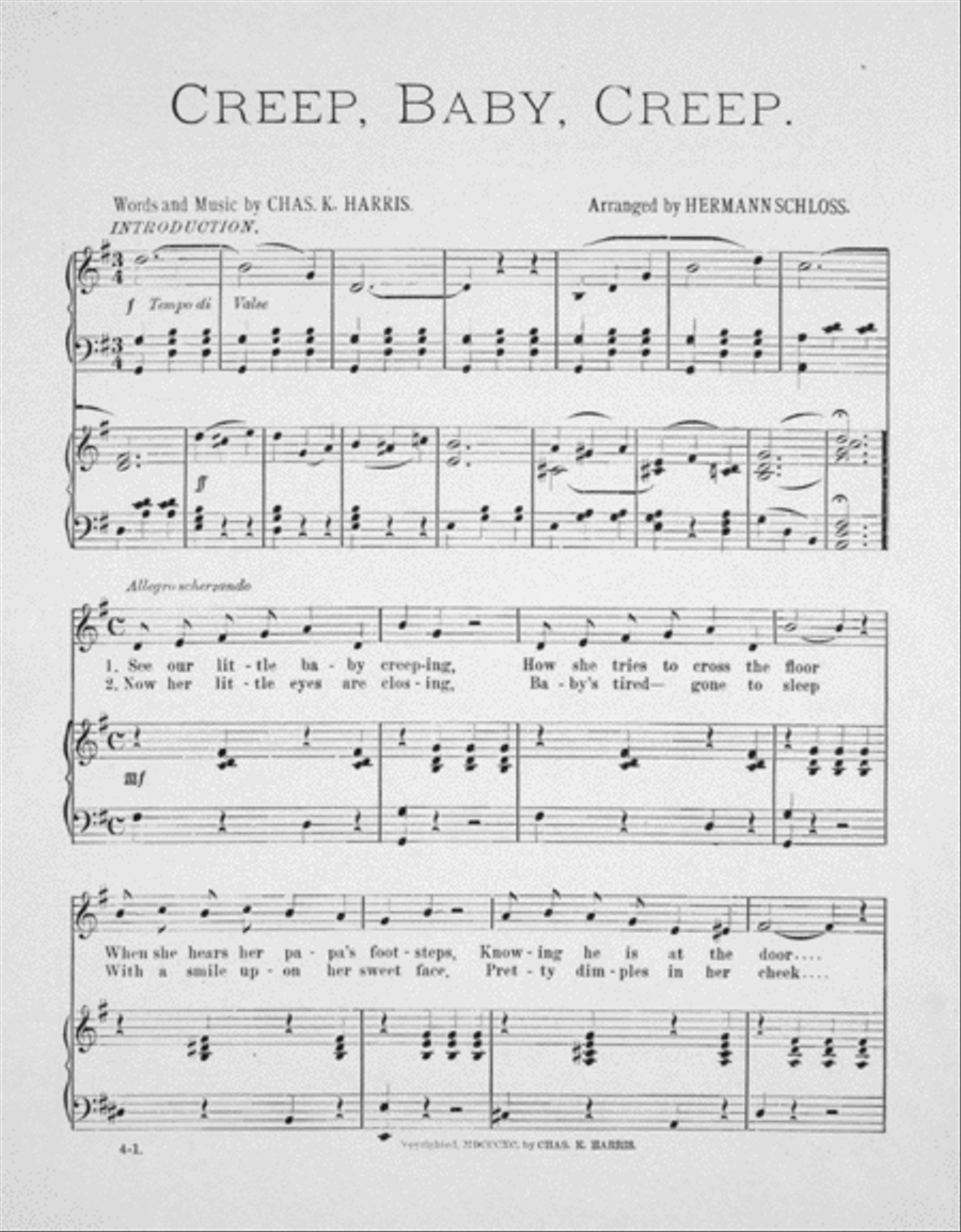 Creep, Baby, Creep Voice scores gallery preview page 2