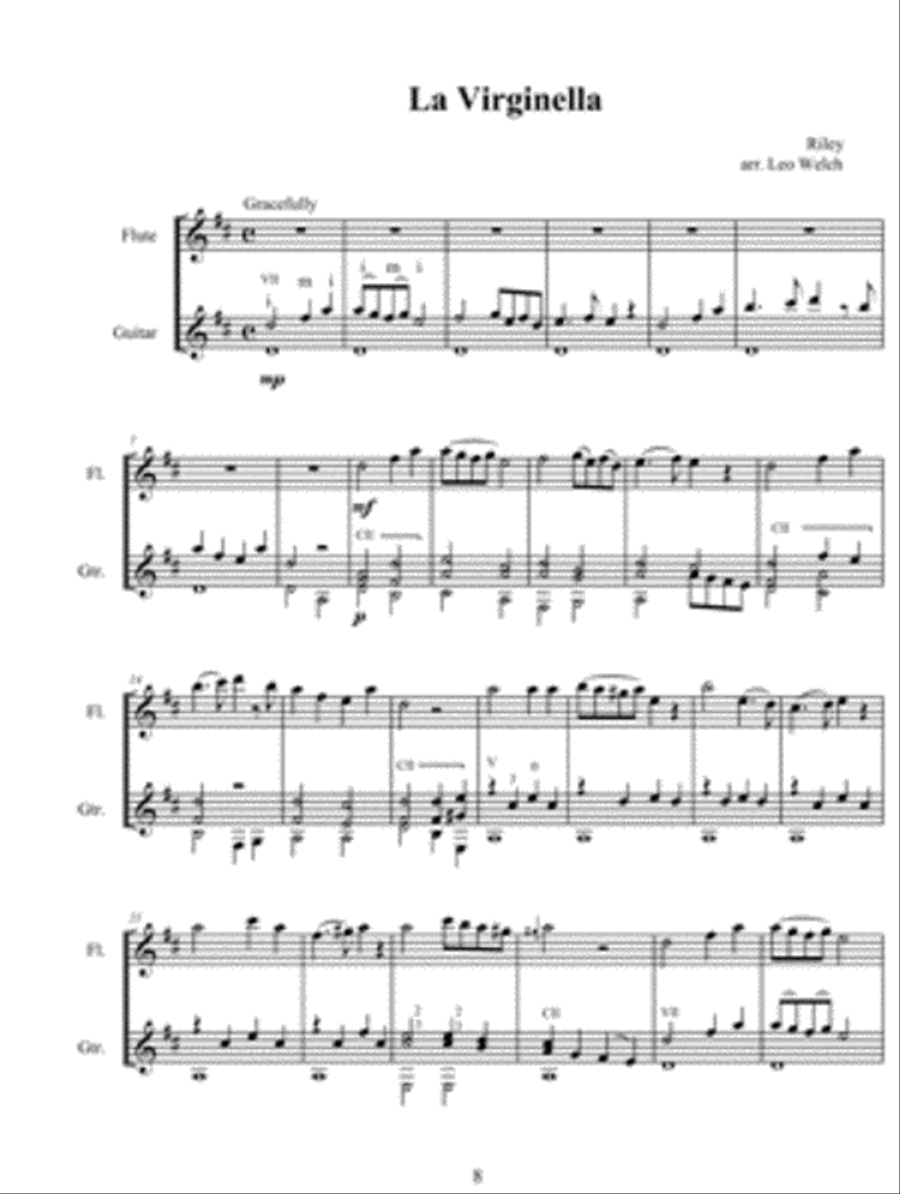 Early American Melodies for Flute and Guitar Flute scores gallery preview page 3