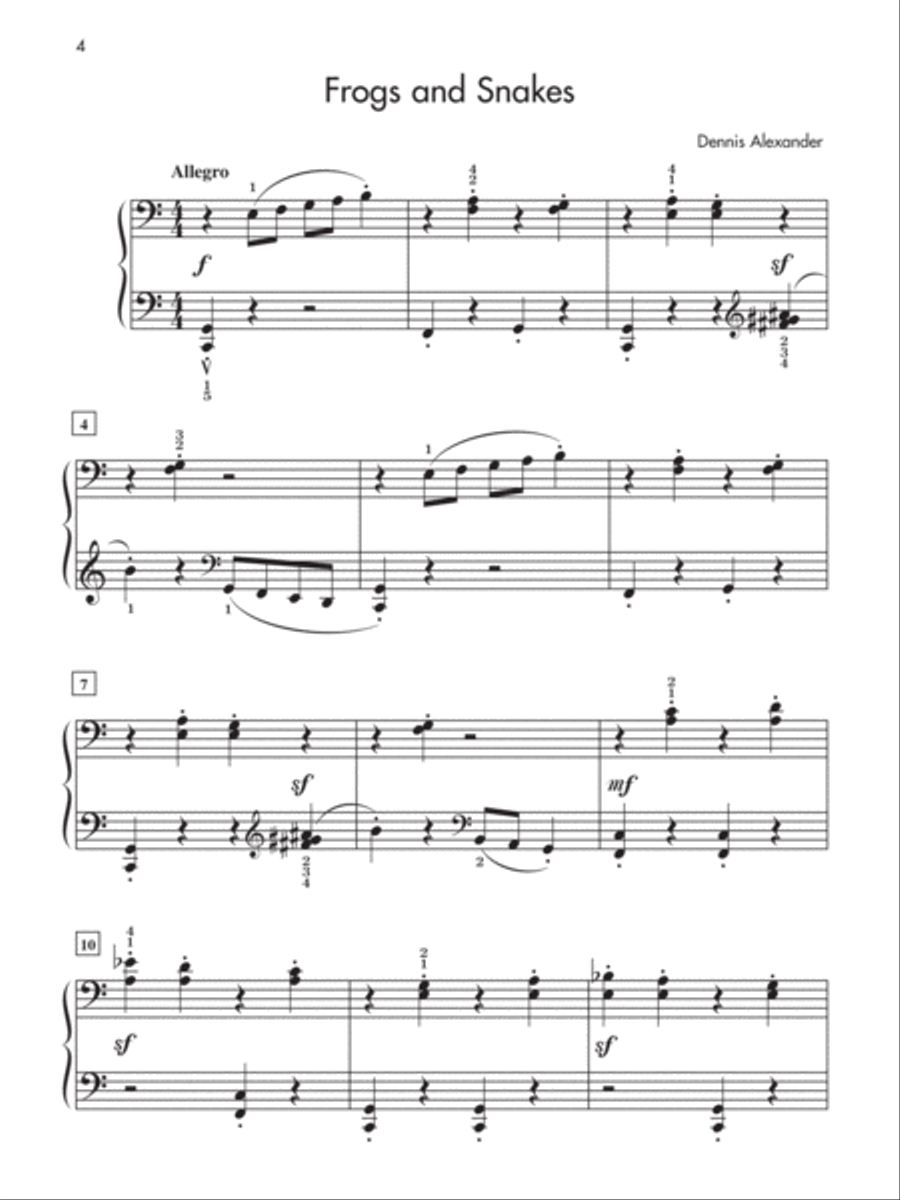 Especially for Boys Especially for Boys Easy Piano scores gallery preview page 3