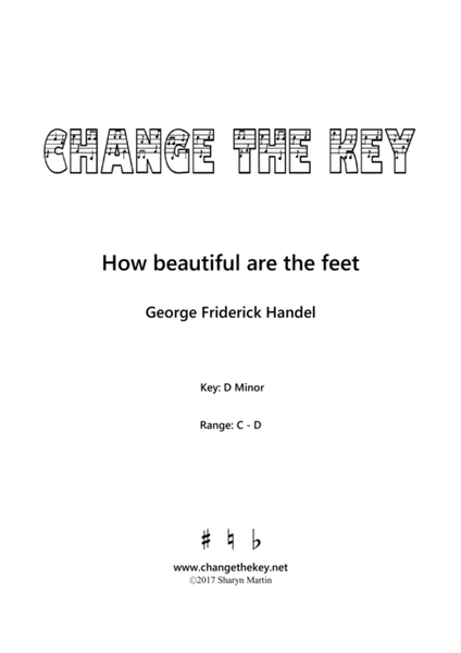 How beautiful are the feet - D Minor