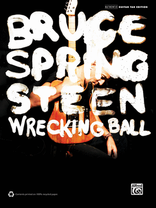 Book cover for Bruce Springsteen -- Wrecking Ball