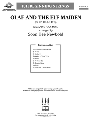 Olaf and the Elf Maiden: Score