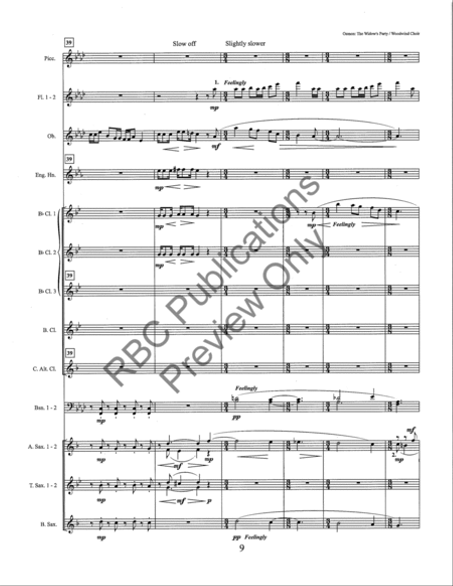 Widow's Party (Score) Widow's Party (Score) Score scores gallery preview page 14