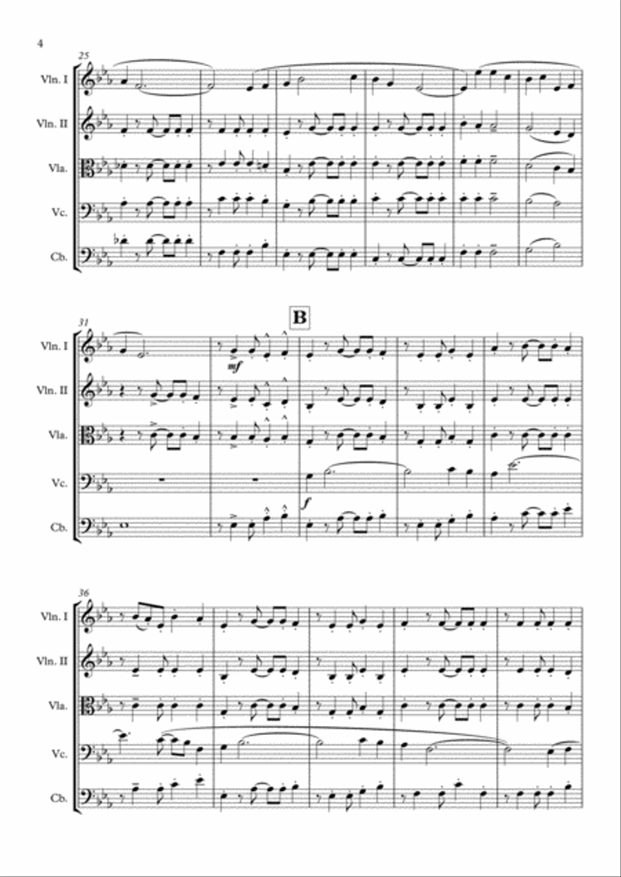 The Magnificent Seven The Magnificent Seven String Quintet scores gallery preview page 5