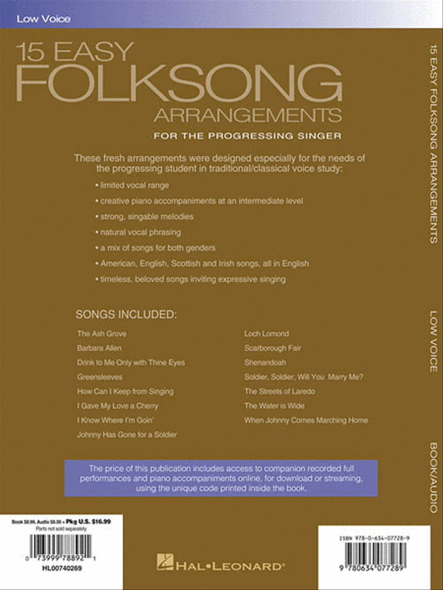 15 Easy Folksong Arrangements image number null