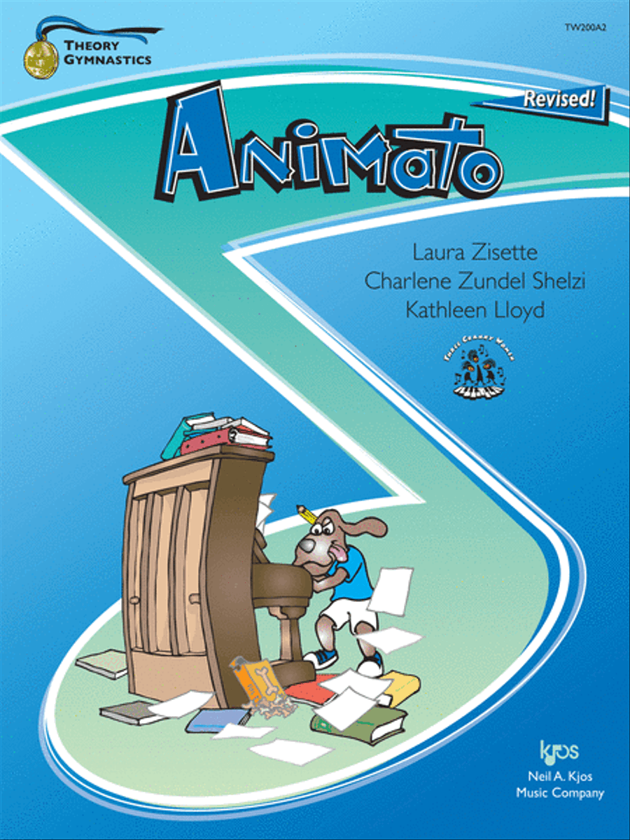 Theory Gymnastics: Animato (Level A) Piano Method scores gallery preview page 1