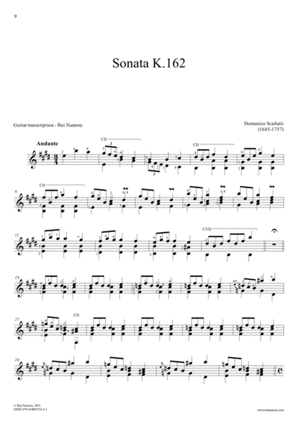 Sonata K.162 in E major