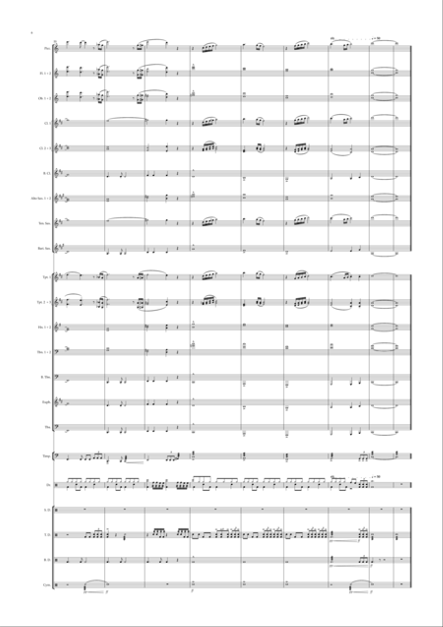 As The World Caves In As The World Caves In Concert Band scores gallery preview page 6