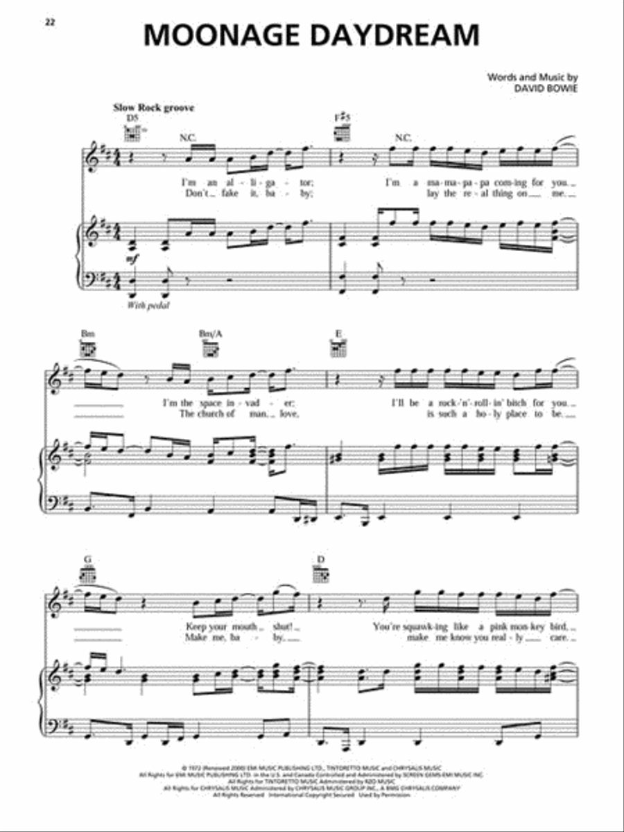 Guardians of the Galaxy Piano, Vocal, Guitar scores gallery preview page 4