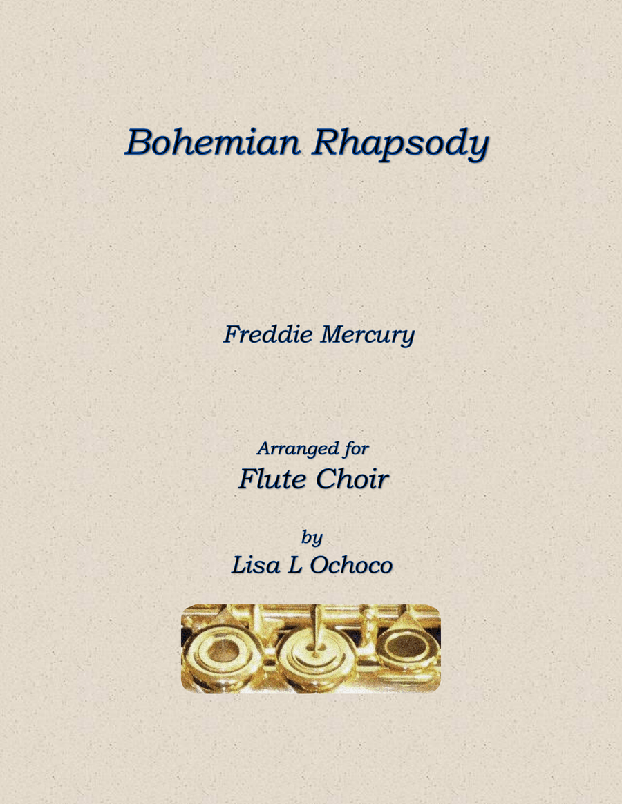 Bohemian Rhapsody Flute Choir scores gallery preview page 1