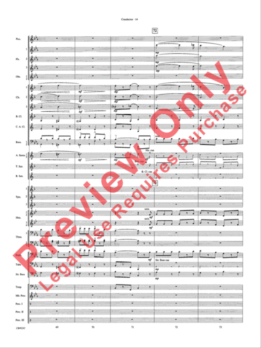 The Wizard of Oz Concert Band scores gallery preview page 17
