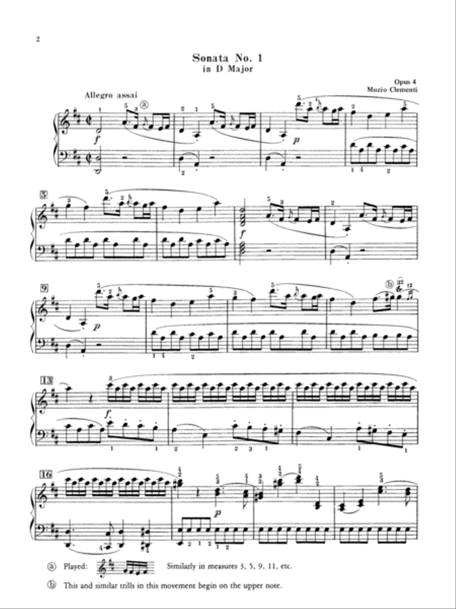 Clementi -- Six Sonatas, Op. 4 (Op. 37, 38) Piano Solo scores gallery preview page 3