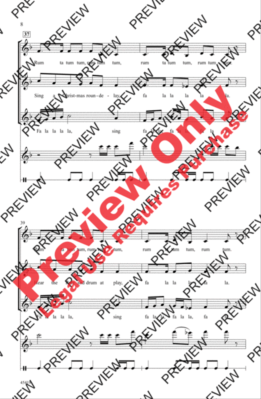 A Christmas Roundelay A Christmas Roundelay Women's Choir scores gallery preview page 8