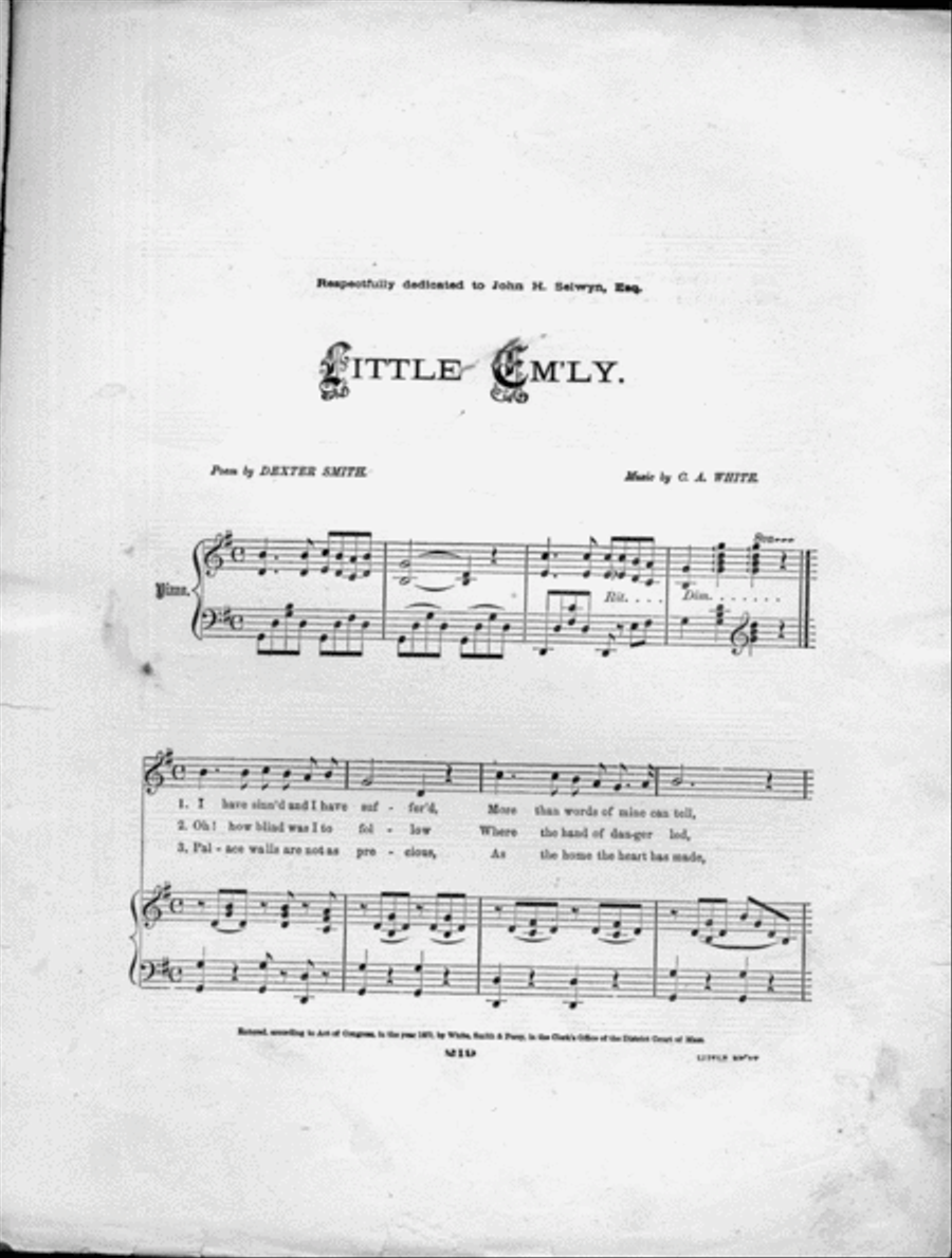Little Em'ly 4-Part scores gallery preview page 2