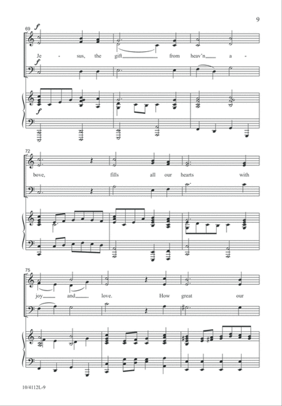 Echo Christmas Joy Echo Christmas Joy 3-Part scores gallery preview page 10