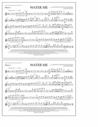 Water Me (arr. Tom Wallace) - Flute 1