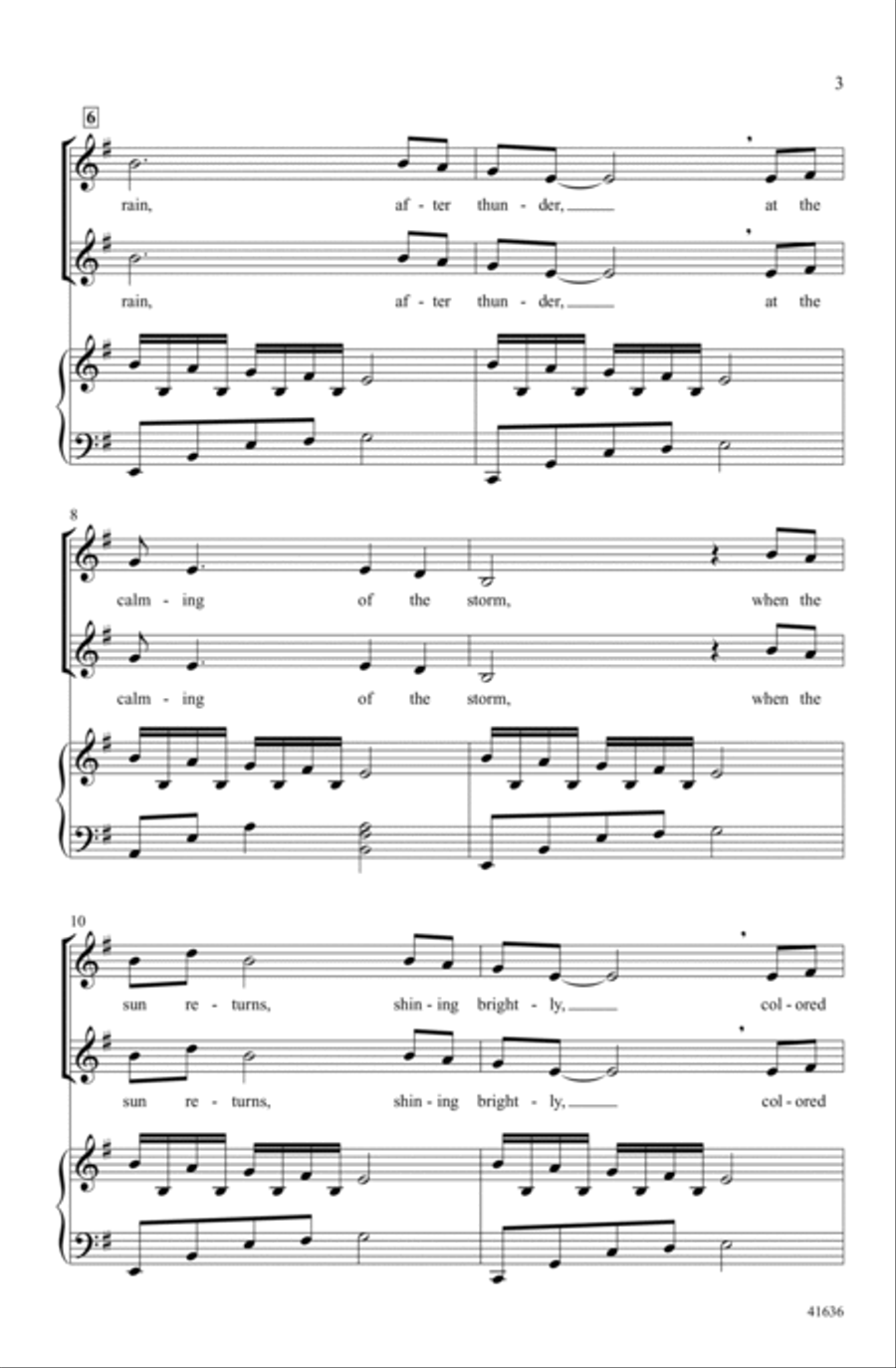 Ribbons in the Sky Ribbons in the Sky Choir scores gallery preview page 2