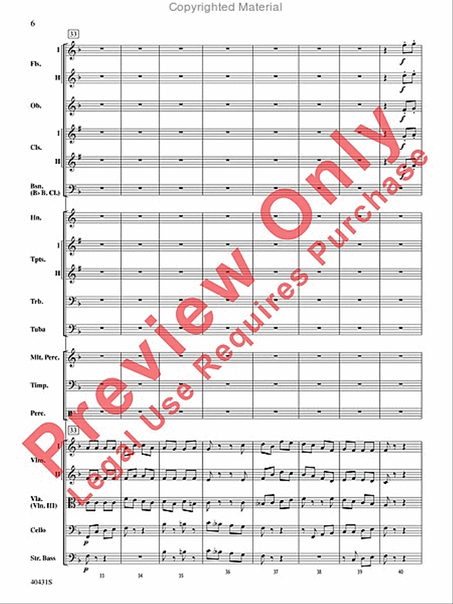Leroy Anderson's Irish Suite, Part 2 (Themes from) Full Orchestra scores gallery preview page 7
