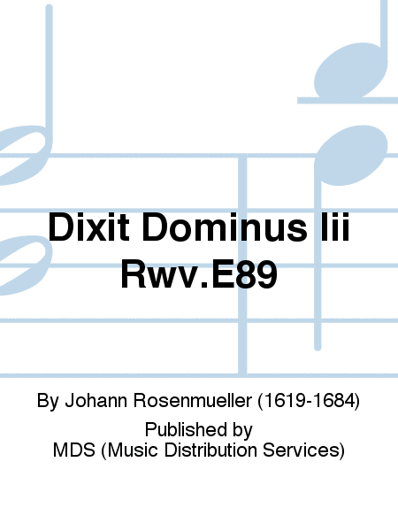 Dixit Dominus III RWV.E89