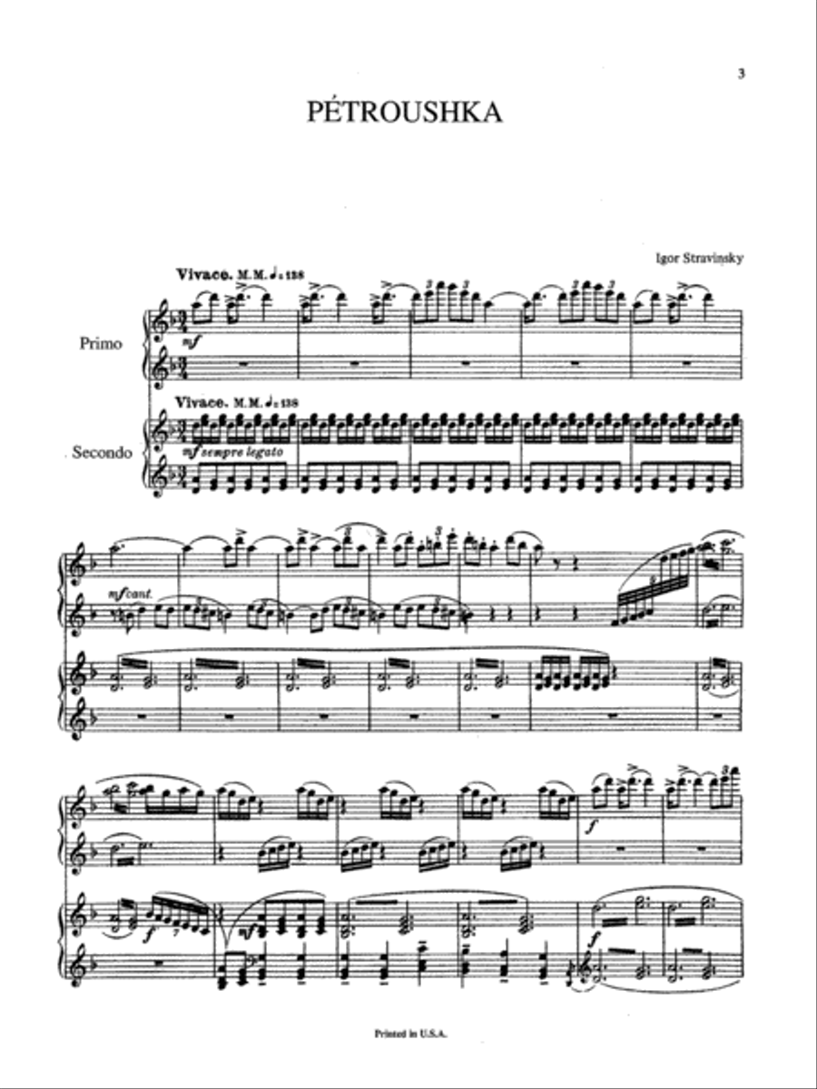 Petroushka Small Ensemble scores gallery preview page 4