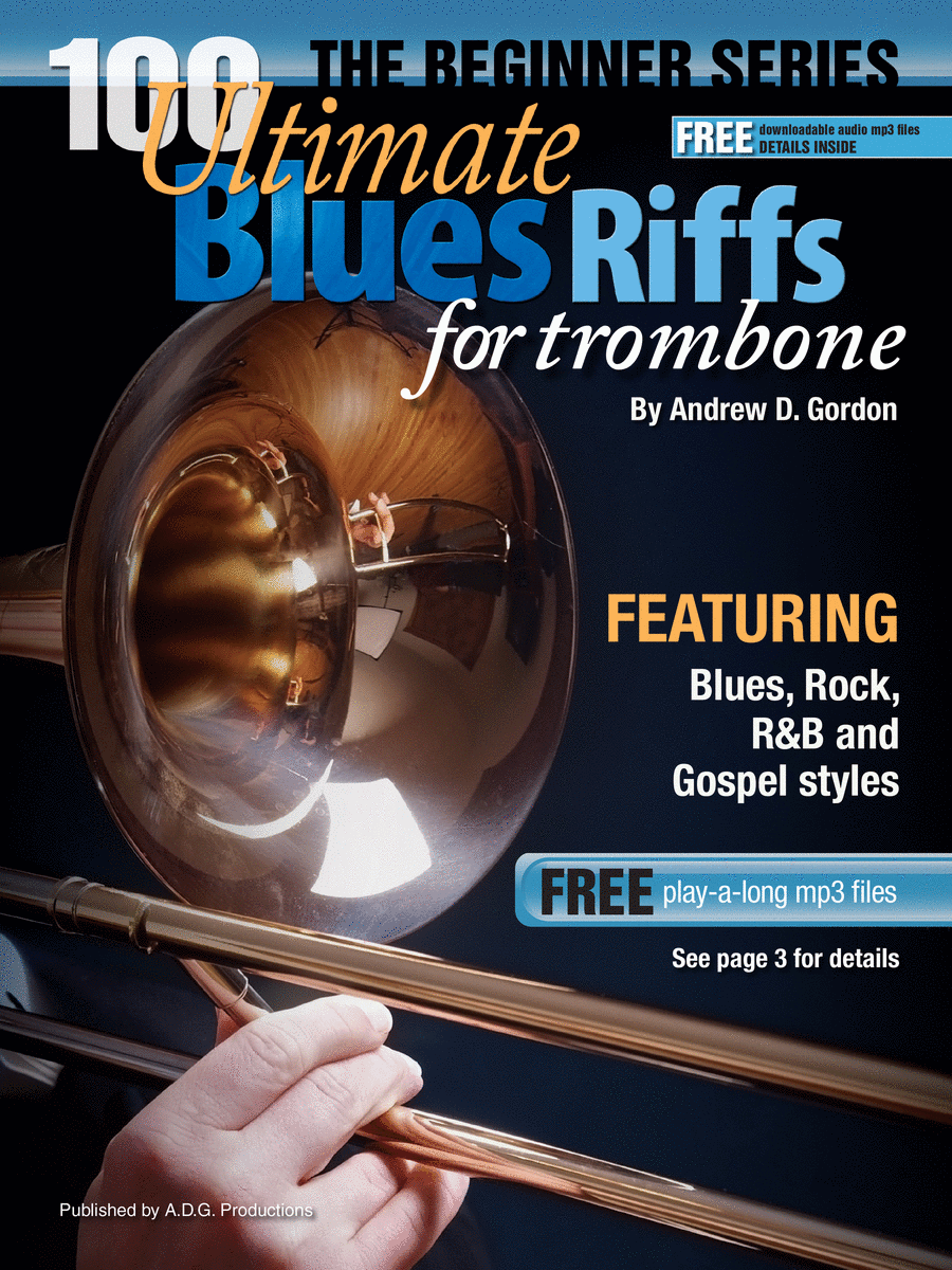 100 Ultimate Blues Riffs for Trumpet Beginner Level B-Flat Trumpet scores gallery preview page 1